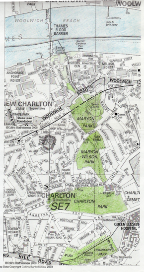 Green Spaces Map