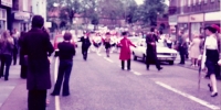 The procession, 1977.